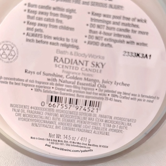 Radiant Sky Candle! - Picture 3 of 3